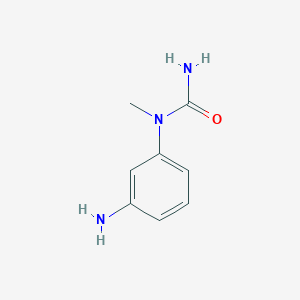 molecular formula C8H11N3O B1526546 1-(3-氨基苯基)-1-甲基脲 CAS No. 1247579-66-3