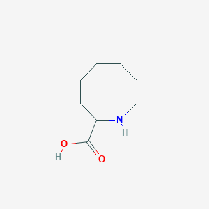 molecular formula C8H15NO2 B15265558 Azocane-2-carboxylic acid CAS No. 14026-63-2