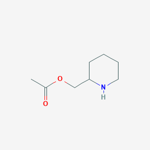 molecular formula C8H15NO2 B15265608 Piperidin-2-ylmethylacetate 