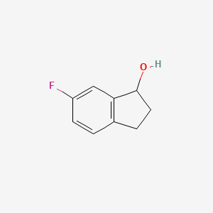 molecular formula C9H9FO B1526565 6-氟-2,3-二氢-1h-茚-1-醇 CAS No. 52085-94-6