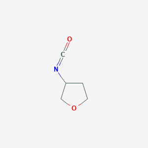 molecular formula C5H7NO2 B1526570 3-异氰酸基氧杂环丁烷 CAS No. 850876-21-0