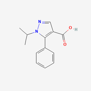 5-phenyl-1-(propan-2-yl)-1H-pyrazole-4-carboxylic acid