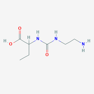 2-([(2-Aminoethyl)carbamoyl]amino)butanoic acid