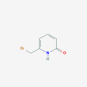 molecular formula C6H6BrNO B1526598 2(1H)-吡啶酮，6-(溴甲基)- CAS No. 1227563-72-5