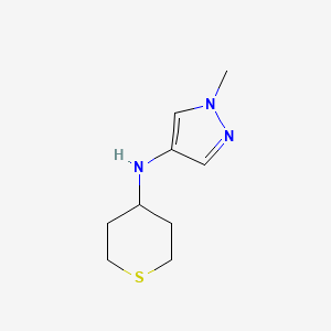 1-methyl-N-(thian-4-yl)-1H-pyrazol-4-amine