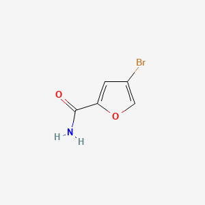 molecular formula C5H4BrNO2 B1526607 4-Bromofuran-2-carboxamide CAS No. 957345-95-8