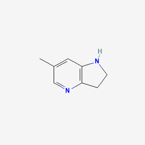 6-Methyl-1H,2H,3H-pyrrolo[3,2-B]pyridine