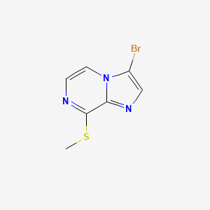 B1526611 3-Bromo-8-(methylthio)imidazo[1,2-A]pyrazine CAS No. 887475-39-0