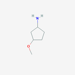 B1526625 3-Methoxycyclopentan-1-amine CAS No. 1393527-89-3