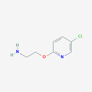 molecular formula C7H9ClN2O B1526628 2-(2-氨基乙氧基)-5-氯吡啶 CAS No. 29450-00-8