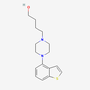 molecular formula C16H22N2OS B1526639 4-(4-Benzo[b]thiophen-4-yl-piperazin-1-yl)butan-1-ol CAS No. 913614-15-0