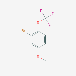 molecular formula C8H6BrF3O2 B1526647 2-Bromo-4-methoxy-1-(trifluoromethoxy)benzene CAS No. 1049730-91-7