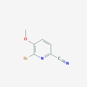 molecular formula C7H5BrN2O B1526652 6-Bromo-5-methoxypicolinonitrile CAS No. 1112851-37-2