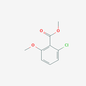 molecular formula C9H9ClO3 B1526669 2-氯-6-甲氧基苯甲酸甲酯 CAS No. 936479-46-8