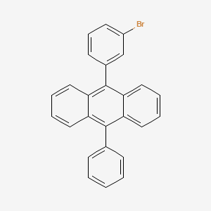 molecular formula C26H17B B1526672 9-(3-Bromophenyl)-10-phenylanthracene CAS No. 1023674-80-7
