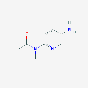 molecular formula C8H11N3O B1526693 N-(5-aminopyridin-2-yl)-N-methylacetamide CAS No. 92808-22-5