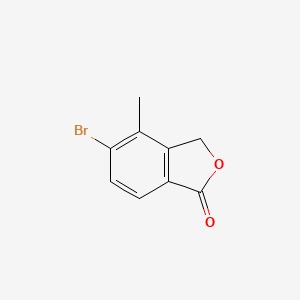 molecular formula C9H7BrO2 B1526700 5-Bromo-4-methylisobenzofuran-1(3H)-one CAS No. 1255206-67-7