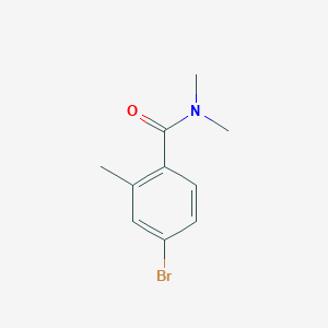 molecular formula C10H12BrNO B1526724 4-Bromo-n,n,2-trimethylbenzamide CAS No. 862470-12-0