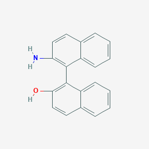 B152675 1-(2-Aminonaphthalen-1-yl)naphthalen-2-ol CAS No. 137848-29-4