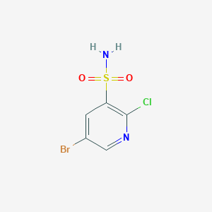 molecular formula C5H4BrClN2O2S B1526759 5-Bromo-2-chloropyridine-3-sulfonamide CAS No. 1250699-72-9