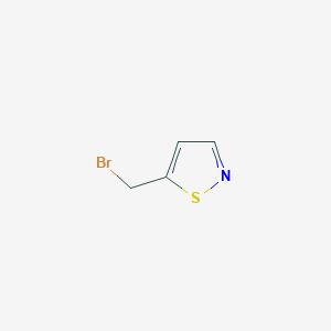 B1526762 5-(Bromomethyl)isothiazole CAS No. 208837-85-8