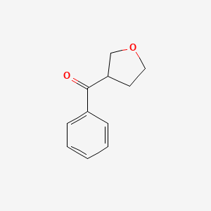 molecular formula C11H12O2 B1526770 3-苯甲酰氧杂环丁烷 CAS No. 1248356-66-2
