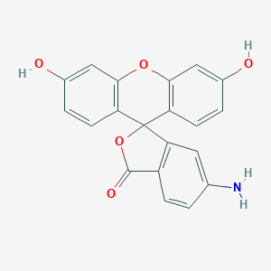 molecular formula C₂₀H₁₃NO₅ B015268 6-Aminofluorescein CAS No. 51649-83-3