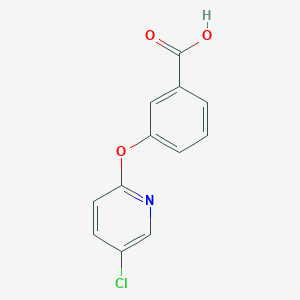molecular formula C12H8ClNO3 B1526813 3-(5-氯-吡啶-2-基氧基)-苯甲酸 CAS No. 1050506-11-0