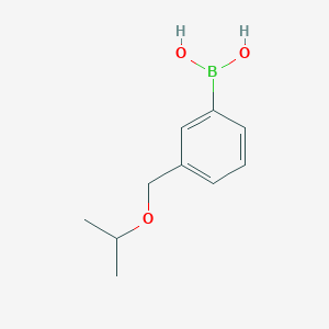 molecular formula C10H15BO3 B1526865 (3-(Isopropoxymethyl)phenyl)boronic acid CAS No. 1333122-39-6