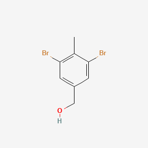 molecular formula C8H8Br2O B1526878 (3,5-Dibromo-4-methylphenyl)methanol CAS No. 868860-22-4