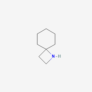 molecular formula C8H15N B1526887 1-Azaspiro[3.5]nonane CAS No. 13374-55-5