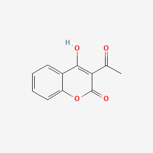 molecular formula C11H8O4 B1526892 3-Acetyl-4-hydroxy-2-benzopyrone CAS No. 2555-37-5