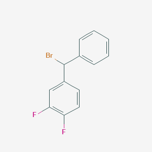 4-[Bromo(phenyl)methyl]-1,2-difluorobenzene