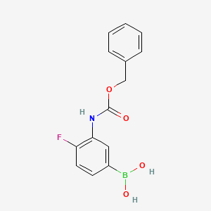 (3-(((Benzyloxy)carbonyl)amino)-4-fluorophenyl)boronic acid