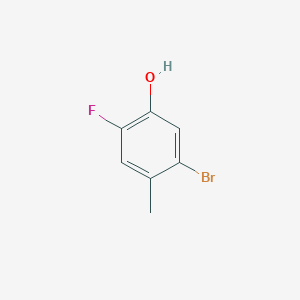 molecular formula C7H6BrFO B1526924 5-Bromo-2-fluoro-4-methylphenol CAS No. 1111096-04-8