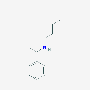 molecular formula C13H21N B15269293 Pentyl(1-phenylethyl)amine 