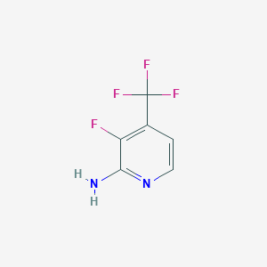 molecular formula C6H4F4N2 B1526934 3-氟-4-(三氟甲基)吡啶-2-胺 CAS No. 1227514-27-3