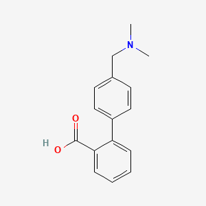 B1526938 4'-[(Dimethylamino)methyl]-[1,1'-biphenyl]-2-carboxylic acid CAS No. 1159492-96-2