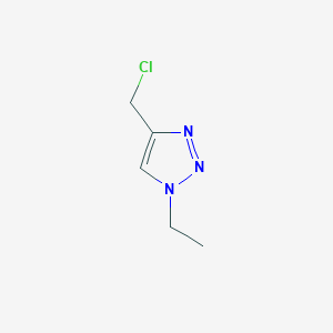 B1526941 4-(Chloromethyl)-1-ethyl-1H-1,2,3-triazole CAS No. 1250619-23-8