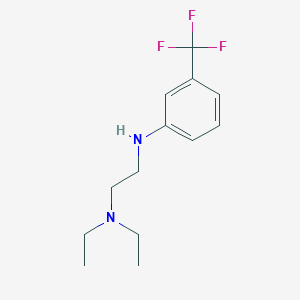 molecular formula C13H19F3N2 B15269449 Diethyl(2-{[3-(trifluoromethyl)phenyl]amino}ethyl)amine 