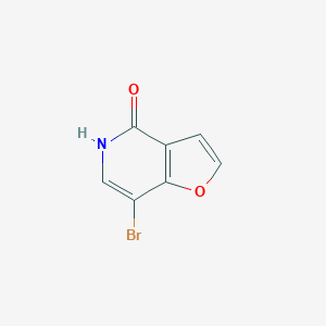 molecular formula C7H4BrNO2 B152695 7-溴呋喃[3,2-c]吡啶-4(5H)-酮 CAS No. 603301-02-6