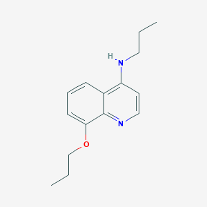 molecular formula C15H20N2O B1526956 8-propoxy-N-propylquinolin-4-amine CAS No. 1275675-82-5