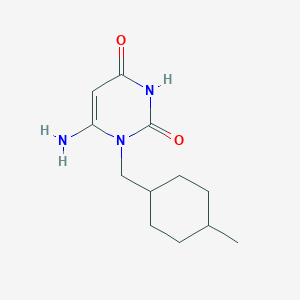 6-Amino-1-[(4-methylcyclohexyl)methyl]-1,2,3,4-tetrahydropyrimidine-2,4-dione