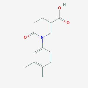 1-(3,4-Dimethylphenyl)-6-oxopiperidine-3-carboxylic acid