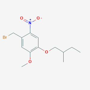 1-(Bromomethyl)-5-methoxy-4-(2-methylbutoxy)-2-nitrobenzene