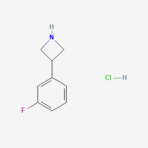 3-(3-Fluorophenyl)azetidine hydrochloride