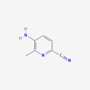 B1526979 5-Amino-6-methylpicolinonitrile CAS No. 1079054-78-6