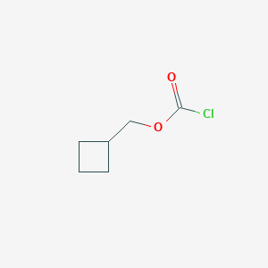 molecular formula C6H9ClO2 B15270000 Cyclobutylmethyl chloroformate CAS No. 81228-88-8