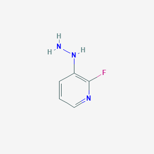 molecular formula C5H6FN3 B1527004 2-Fluoro-3-hidrazinopiridina CAS No. 1138036-56-2