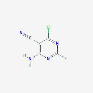 4-Amino-6-chloro-2-methylpyrimidine-5-carbonitrile